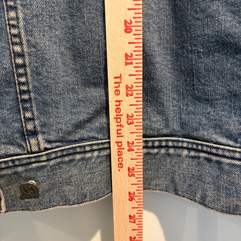 A.P.C. Mens Denim Jacket Small Medium Wash French Minimalist Trucker - Picture 10 of 14
